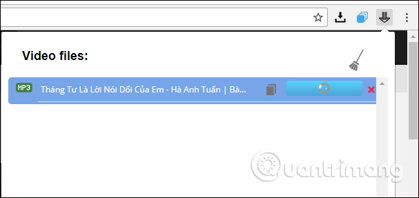 Tải file âm thanh trên Chrome