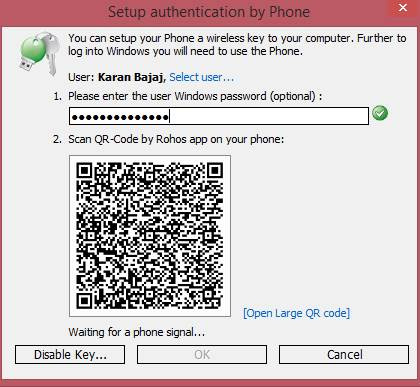 Thiết lập xác thực bằng điện thoại thông minh