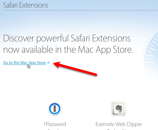 Nhấp vào liên kết Go to the Mac App Store