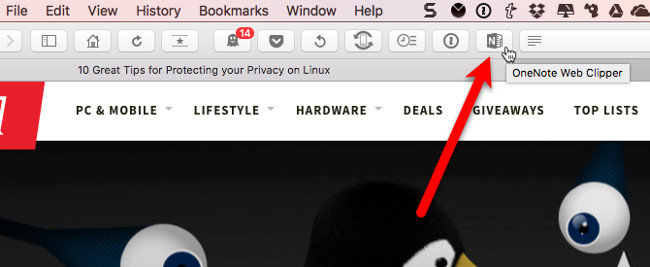 Nút được thêm vào thanh công cụ 
