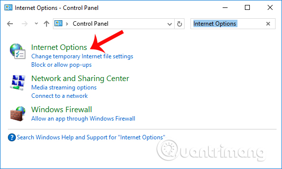 Truy cập Control Panel 