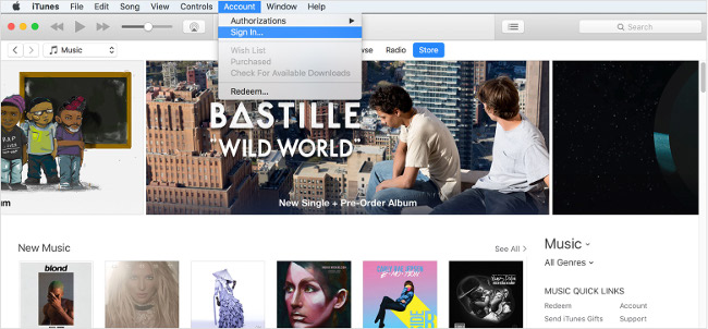 Tạo ID Apple bằng iTunes