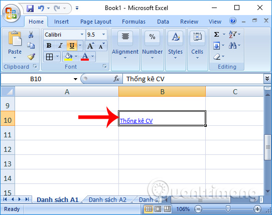 Liên kết với 1 file Excel 