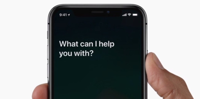 Giữ nút nguồn để mở Siri
