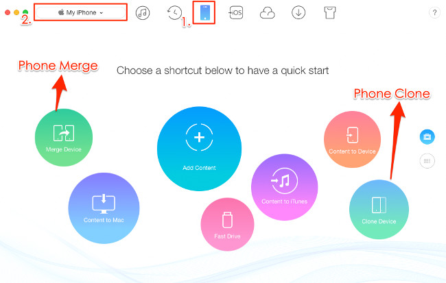 Hai tính năng trên AnyTrans