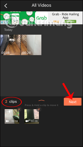 Ghép video VivaVideo