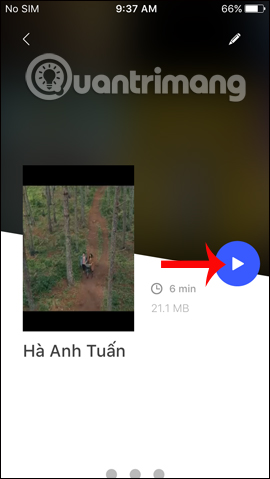 Phát video tải về