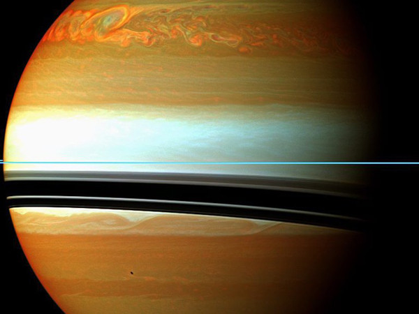 Sao Thổ sau cơn bão lớn