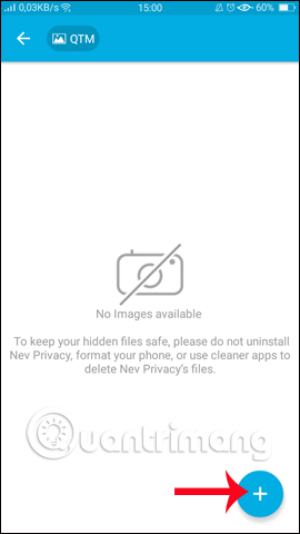 Chọn hình ảnh muốn ẩn