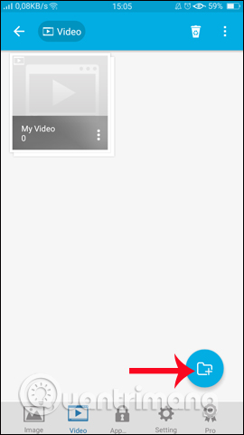 Tạo thư mục video