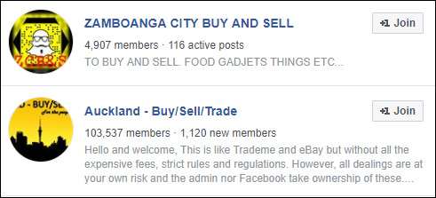 Mua hàng trong nhóm trên Facebook