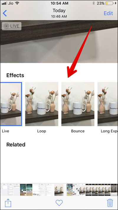 Thêm hiệu ứng cho ảnh 