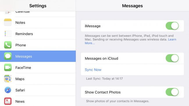 Xóa tin nhắn trên iOS 11