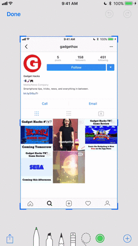 Di chuyển hình vẽ trên ảnh chụp màn hình