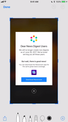Cắt và phóng to ảnh chụp màn hình