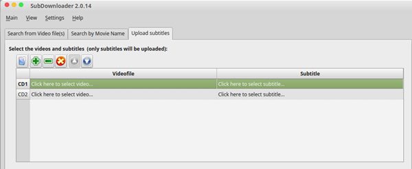 Giao diện SubDownloader