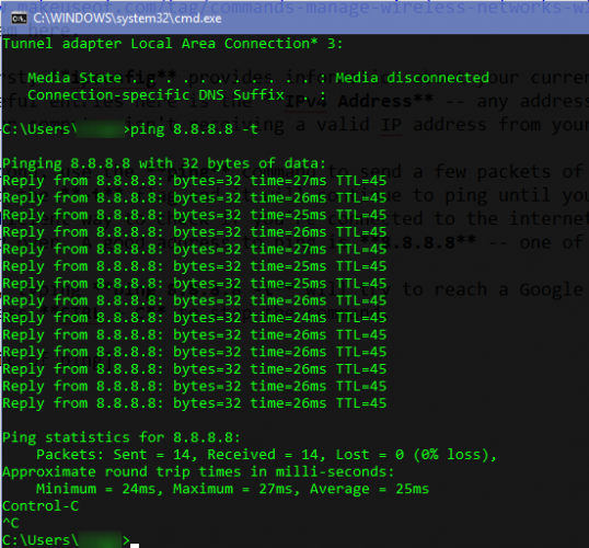 Các lệnh Command Prompt