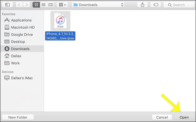 Mở Firmware iOS 10.3.3