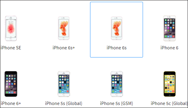 Chọn thiết bị tải Firmware 