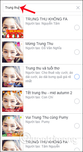 Tìm kiếm khung Trung thu