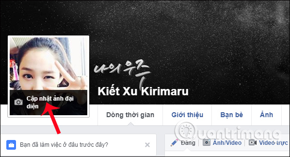 Cập nhật ảnh đại diện Facebook