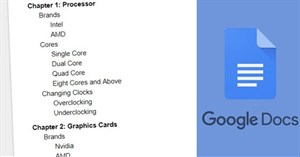 Cách thêm và cập nhật mục lục trong Google Docs