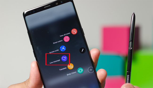 Nhấn chọn Live Messages