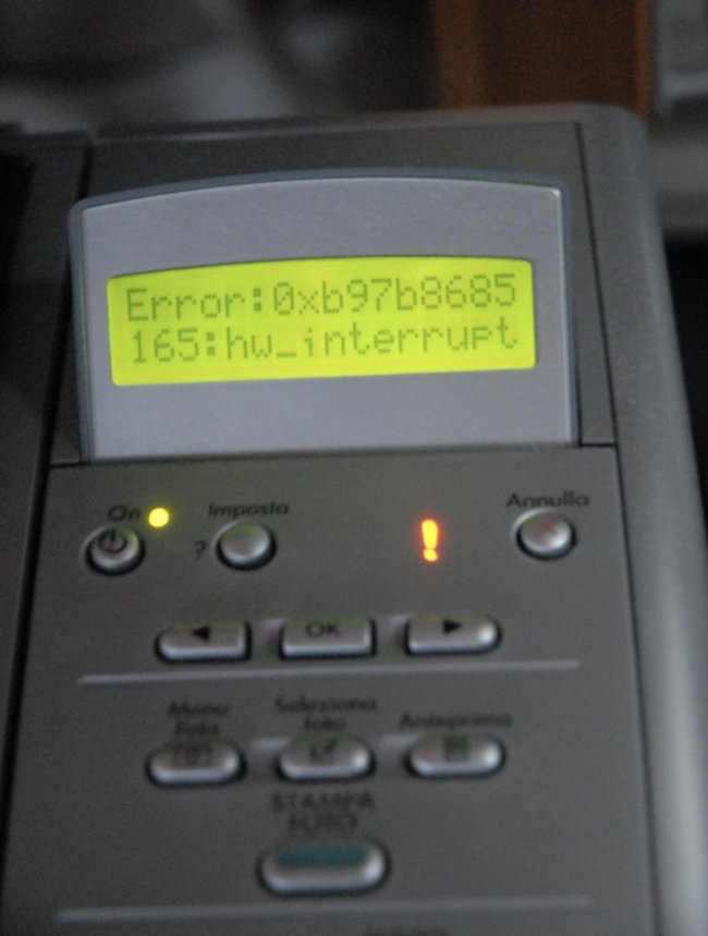 Máy in không hoạt động đúng cách