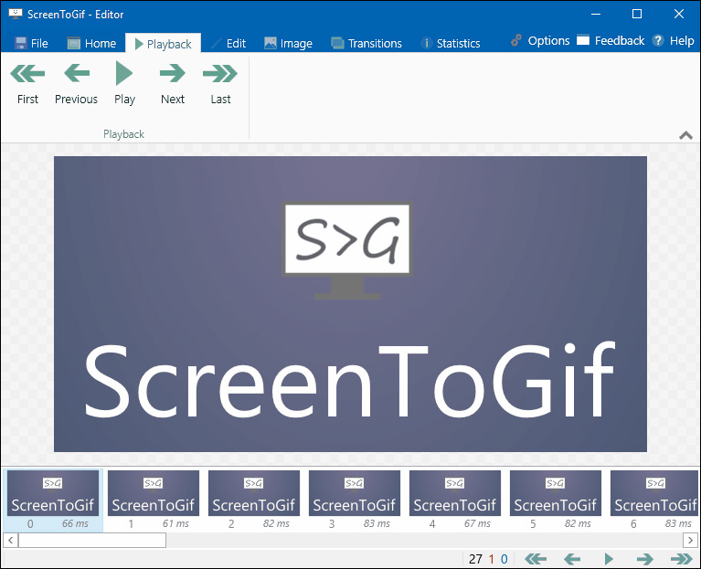 Chỉnh sửa ảnh GIF quay màn hình 
