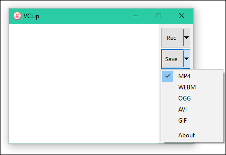 VClip ghi hình màn hình dạng GIF