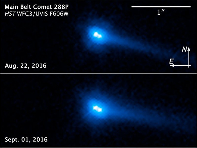 Thiên thể kỳ lạ vừa là một tiểu hành tinh kép vừa là một sao chổi trong Hệ Mặt Trời