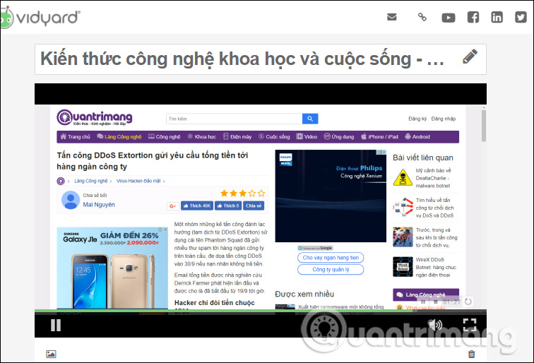 Chỉnh sửa video quay màn hình
