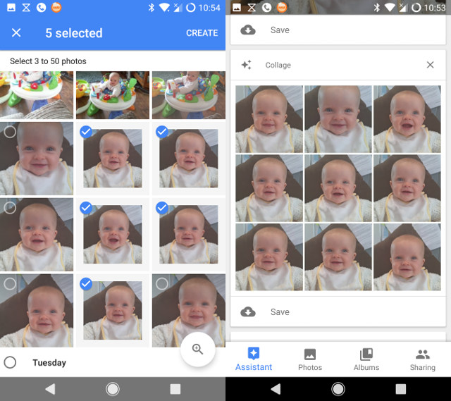Ghép ảnh trong Google Photos