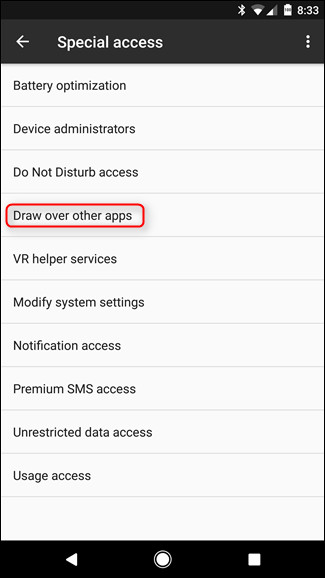 Các ứng dụng nổi trên màn hình trong Android Marshmallow