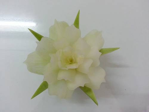 Ngâm hoa vào nước lạnh