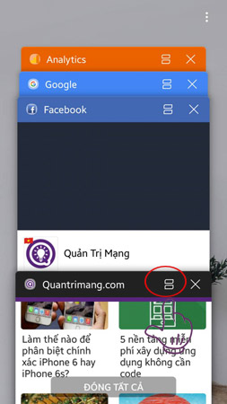 Xem ứng dụng sử dụng gần đây