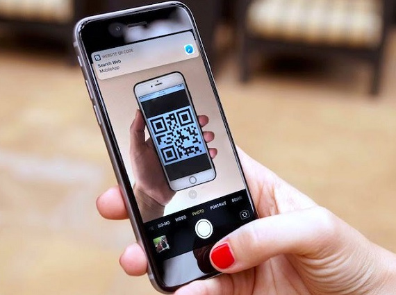 Quét mã QR iOS 11 
