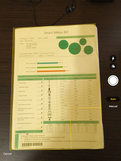 Quét tài liệu trên iOS 11 