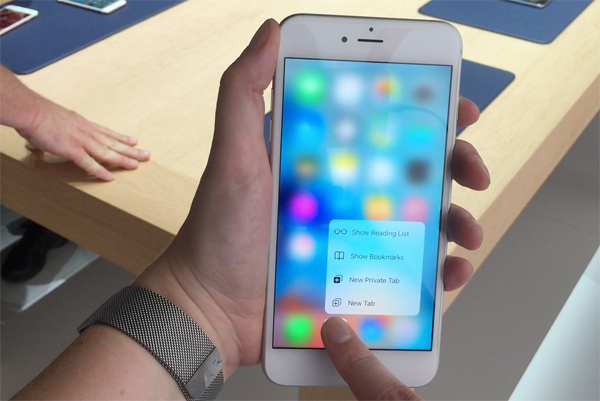 3D Touch không khác biệt nhiều 