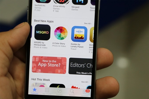 Lỗi ứng dụng bị văng