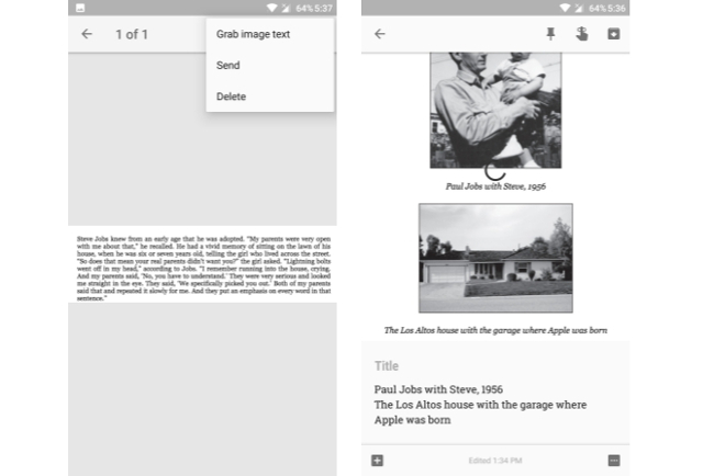 Ứng dụng Google keep