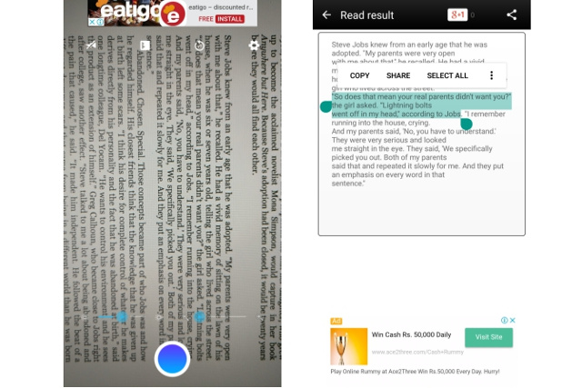 Ứng dụng Text Scanner [OCR]