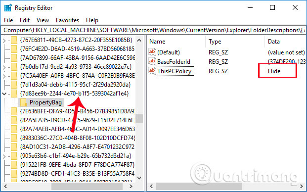 Ẩn thư mục Downloads 
