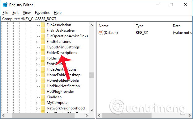 Giao diện Registry Editor