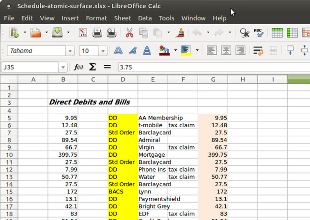 Phần mềm LibreOffice Calc