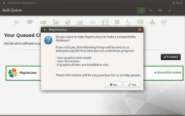 Kiêm tra phần mềm Wine và PlayOnLinux trên Linux