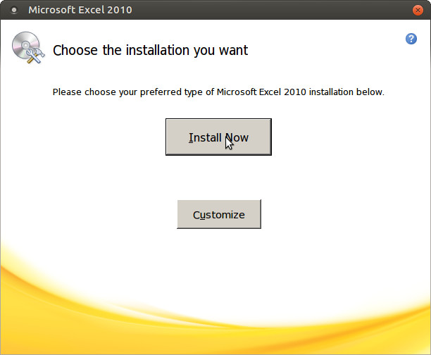 Cài đặt Microsoft Excel 