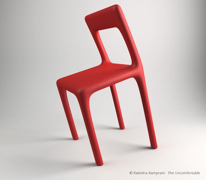 Ghế nghiêng 60 độ này mà ngồi chắc úp mặt xuống đất!