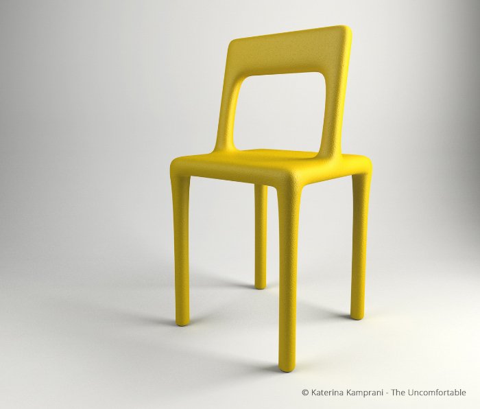 Ngồi đã khó rồi lại còn thiết kế ra chỗ tựa lưng nữa chứ!