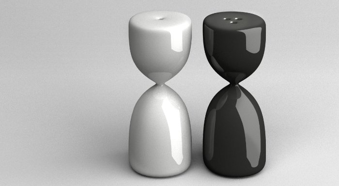 Lọ đựng hạt tiêu và muối